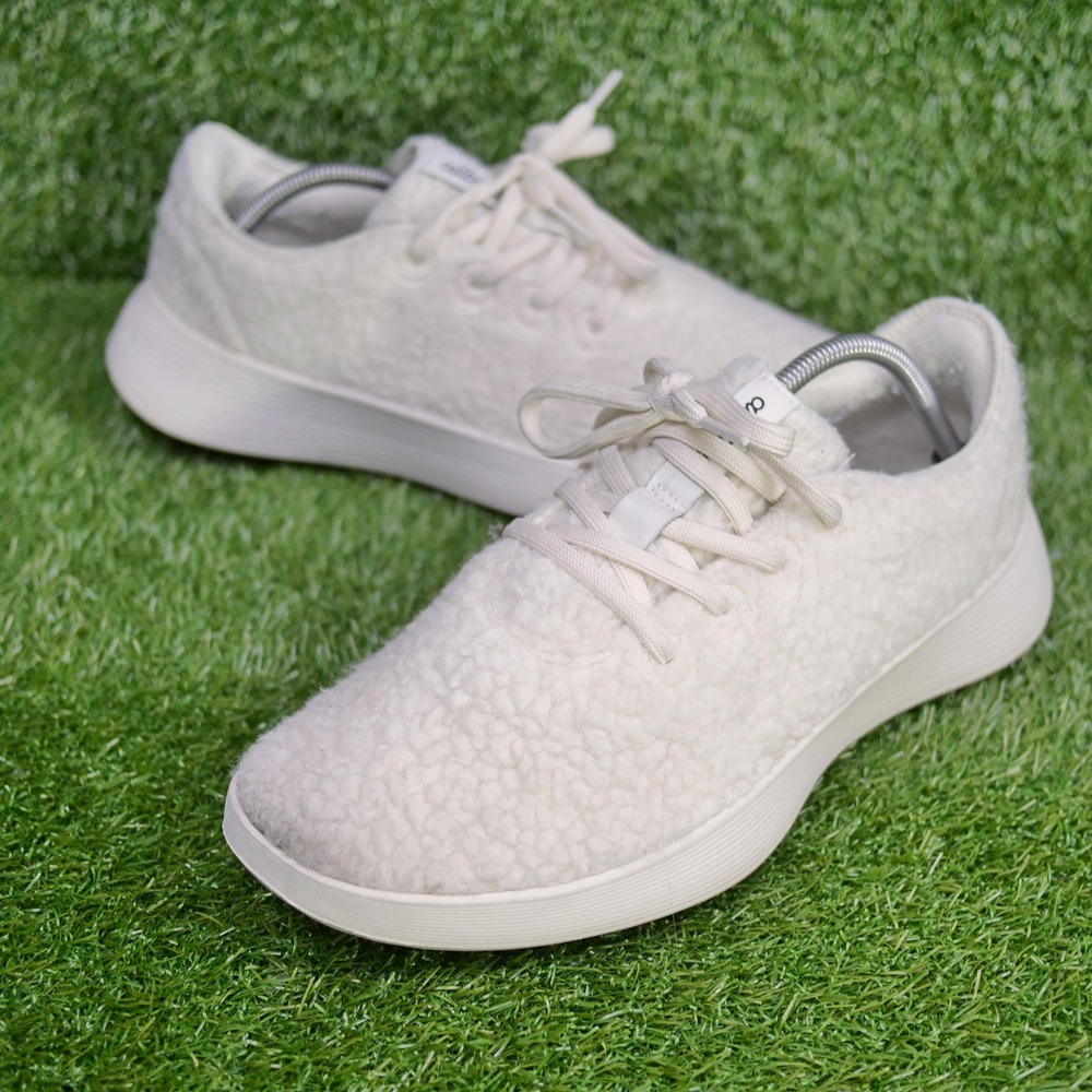 Allbirds Wool Runner Cream White Double Fluff Sneaker - Mens Size 11